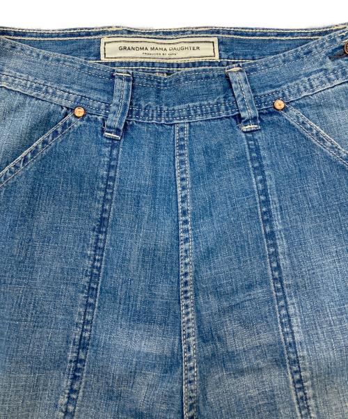 GRANDMA MAMA DAUGHTER（グランマママドーター）GRANDMA MAMA DAUGHTER (グランマママドーター) サイドジップデニムパンツ インディゴ サイズ:SIZE 00の古着・服飾アイテム