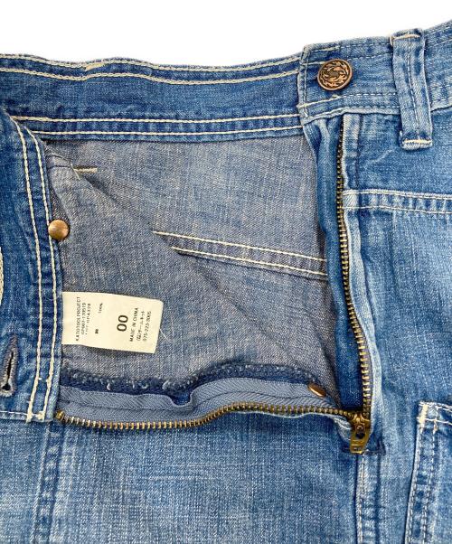 GRANDMA MAMA DAUGHTER（グランマママドーター）GRANDMA MAMA DAUGHTER (グランマママドーター) サイドジップデニムパンツ インディゴ サイズ:SIZE 00の古着・服飾アイテム