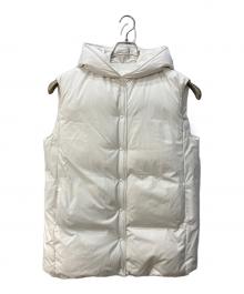 SALON（サロン）の古着「ダウンベスト」｜ホワイト