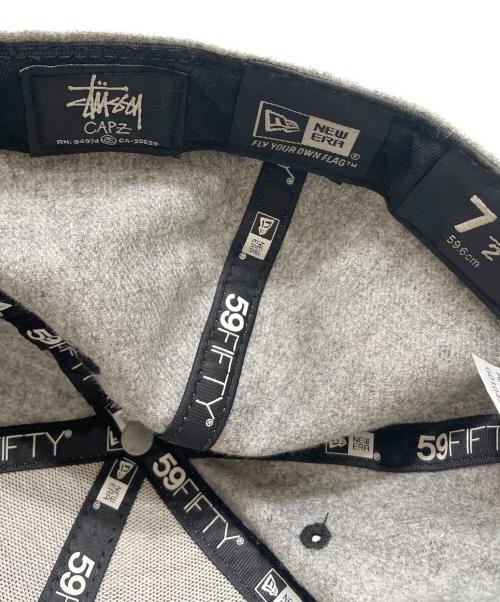 stussy（ステューシー）stussy (ステューシー) New Era (ニューエラ) ウールキャップ グレーの古着・服飾アイテム