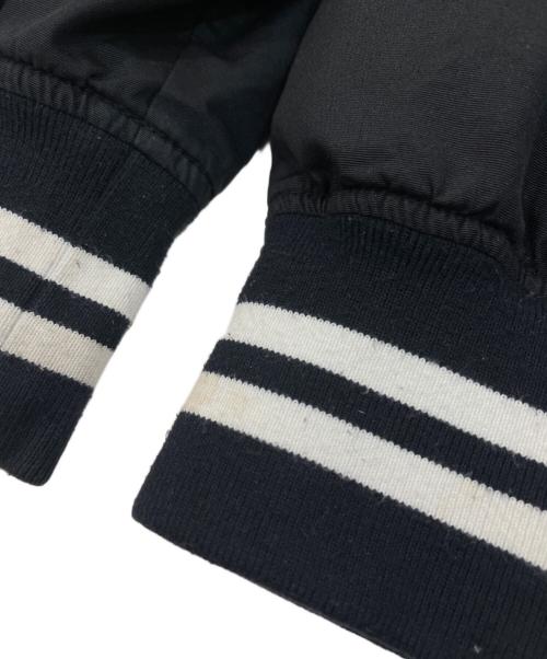 stussy（ステューシー）stussy (ステューシー) Champion (チャンピオン) スタジャン ブラック サイズ:XLの古着・服飾アイテム