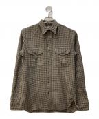 RRLダブルアールエル）の古着「ネルシャツ」｜ブラウン