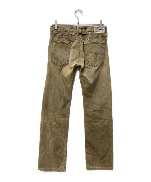 RRL（ダブルアールエル）RRL (ダブルアールエル) 1922 BUCKLEBACK DENIM PANTS ベージュ サイズ:W28　（71cm)の古着・服飾アイテム