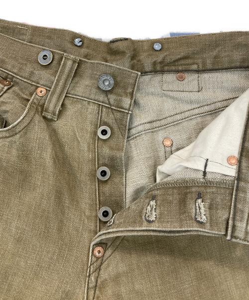RRL（ダブルアールエル）RRL (ダブルアールエル) 1922 BUCKLEBACK DENIM PANTS ベージュ サイズ:W28　（71cm)の古着・服飾アイテム