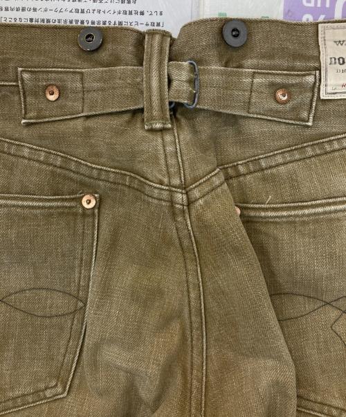 RRL（ダブルアールエル）RRL (ダブルアールエル) 1922 BUCKLEBACK DENIM PANTS ベージュ サイズ:W28　（71cm)の古着・服飾アイテム