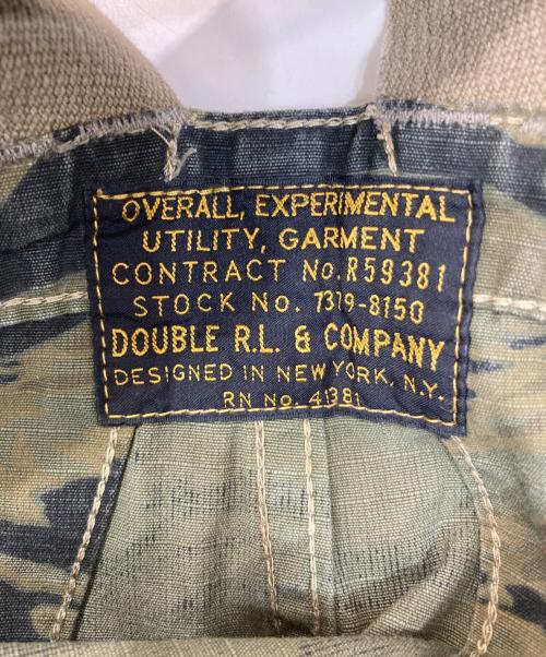 RRL（ダブルアールエル）RRL (ダブルアールエル) タイガーカモリップストップオーバーオール カーキ サイズ:XSの古着・服飾アイテム