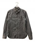RRLダブルアールエル）の古着「ブラックシャンブレーシャツ」｜インディゴ
