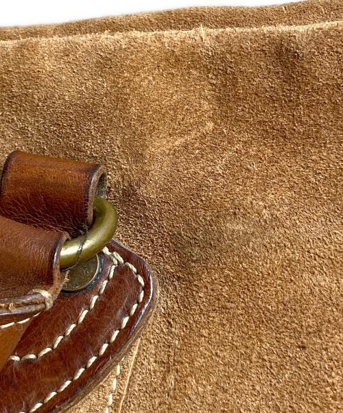 RRL（ダブルアールエル）RRL (ダブルアールエル) ラフアウトレザーボストンバッグ ブラウンの古着・服飾アイテム