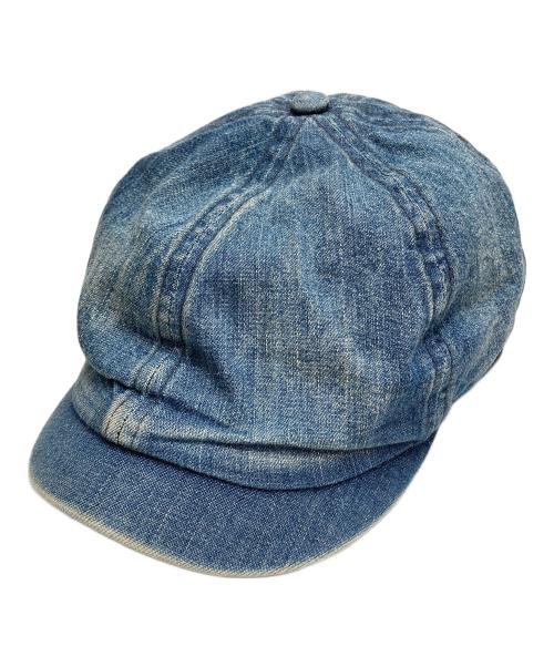RRL（ダブルアールエル）RRL (ダブルアールエル) DENIM NEWSBOY CAP インディゴの古着・服飾アイテム
