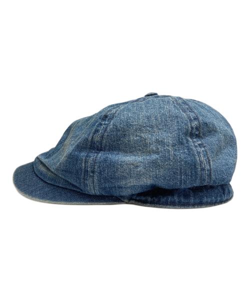 RRL（ダブルアールエル）RRL (ダブルアールエル) DENIM NEWSBOY CAP インディゴの古着・服飾アイテム