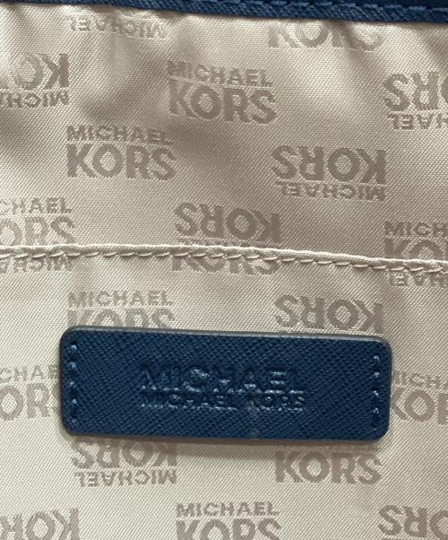 MICHAEL KORS（マイケル・コース）MICHAEL KORS (マイケルコース) トートバッグ ブルーの古着・服飾アイテム