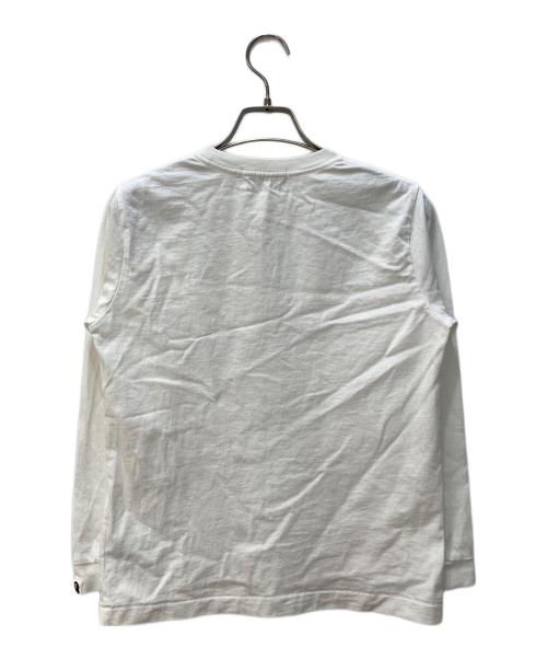 A BATHING APE（ア ベイシング エイプ）A BATHING APE (ア ベイシング エイプ) プリントカットソー ホワイト サイズ:150の古着・服飾アイテム