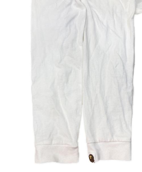 A BATHING APE（ア ベイシング エイプ）A BATHING APE (ア ベイシング エイプ) プリントカットソー ホワイト サイズ:150の古着・服飾アイテム