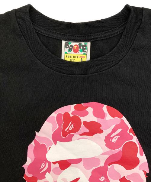 A BATHING APE（ア ベイシング エイプ）A BATHING APE (ア ベイシング エイプ) ABC CAMO BY BATHING TEE ブラック サイズ:Sの古着・服飾アイテム