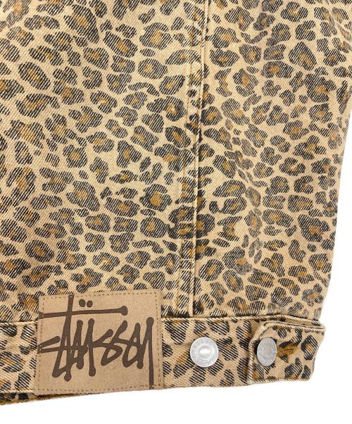 stussy（ステューシー）stussy (ステューシー) TRUCKER JACKET DENIM ベージュ サイズ:Ｍの古着・服飾アイテム