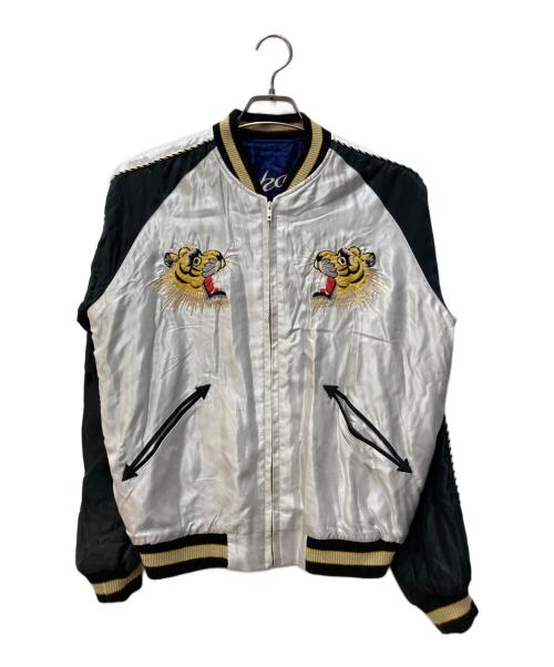 東洋エンタープライズ（トウヨウエンタープライズ）東洋エンタープライズ (トウヨウエンタープライズ) Mid 1950s Style Acetate Souvenir Jacket “DRAGON” × “JAPAN MAP” ブラウン サイズ:Mの古着・服飾アイテム