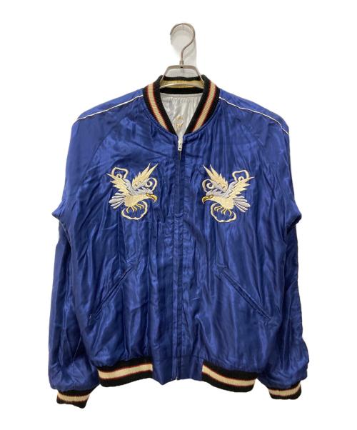 東洋エンタープライズ（トウヨウエンタープライズ）東洋エンタープライズ (トウヨウエンタープライズ) Mid 1950s Style Acetate Souvenir Jacket “DRAGON” × “JAPAN MAP” ブラウン サイズ:Mの古着・服飾アイテム