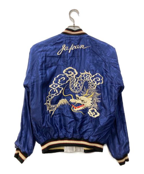 東洋エンタープライズ（トウヨウエンタープライズ）東洋エンタープライズ (トウヨウエンタープライズ) Mid 1950s Style Acetate Souvenir Jacket “DRAGON” × “JAPAN MAP” ブラウン サイズ:Mの古着・服飾アイテム