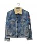 DENIM & SUPPLY RALPH LAUREN（デニム＆サプライ ラルフローレン）の古着「裏ボアデニムジャケット」｜インディゴ