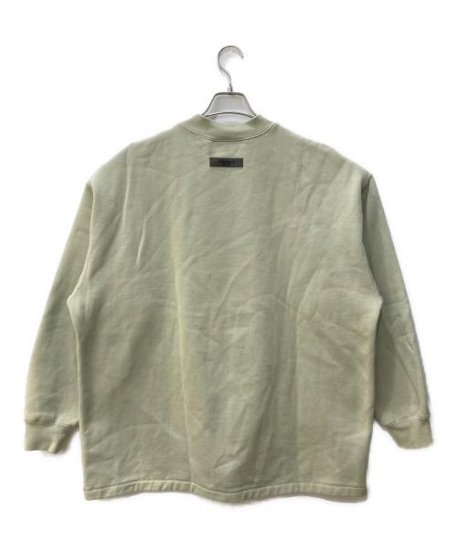 FOG ESSENTIALS（フィアオブゴッド エッセンシャル）FOG ESSENTIALS (フィアオブゴッド エッセンシャル) ロゴトレーナー 黄緑 サイズ:Sの古着・服飾アイテム