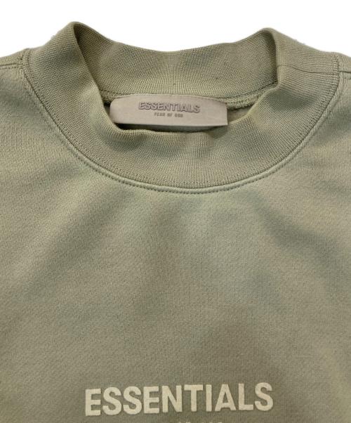 FOG ESSENTIALS（フィアオブゴッド エッセンシャル）FOG ESSENTIALS (フィアオブゴッド エッセンシャル) ロゴトレーナー 黄緑 サイズ:Sの古着・服飾アイテム
