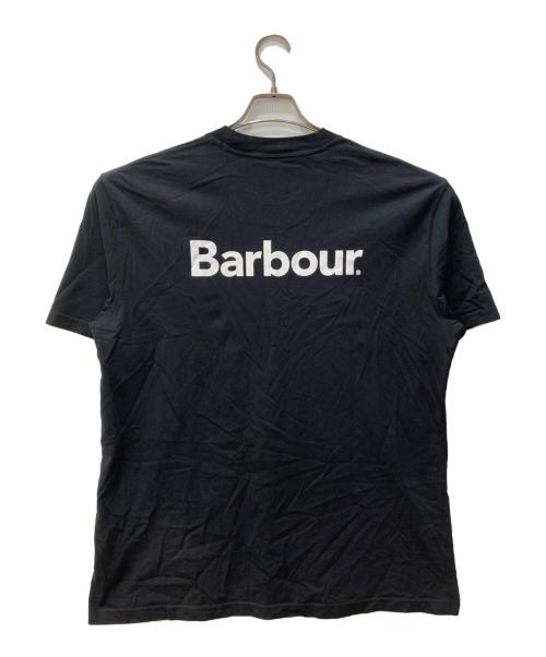 Barbour（バブアー）Barbour (バブアー) Strowell ロゴ リラックスフィット Tシャツ ブラック サイズ:40の古着・服飾アイテム