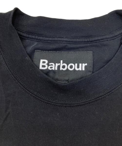 Barbour（バブアー）Barbour (バブアー) Strowell ロゴ リラックスフィット Tシャツ ブラック サイズ:40の古着・服飾アイテム