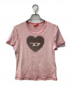 DIESELディーゼル）の古着「T-ELE」｜ピンク