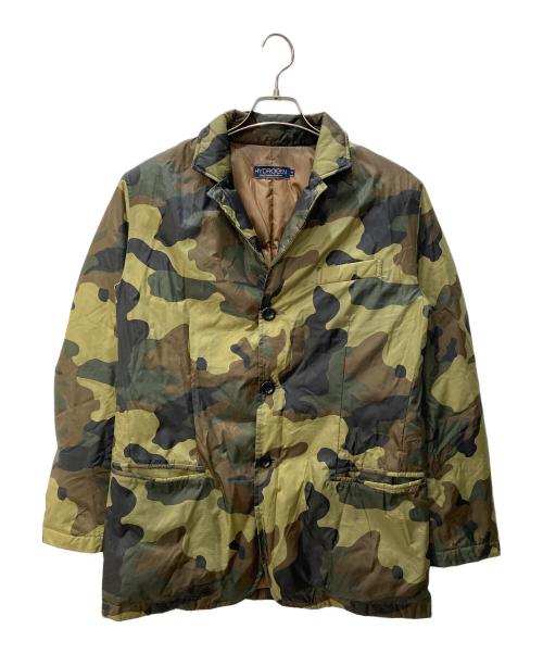 HYDROGEN（ハイドロゲン）HYDROGEN (ハイドロゲン) テーラードダウンジャケット オリーブ サイズ:Mの古着・服飾アイテム