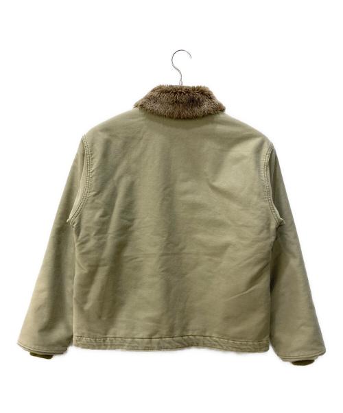 HOUSTON（ヒューストン）HOUSTON (ヒューストン) N-1デッキジャケット ベージュ サイズ:42の古着・服飾アイテム