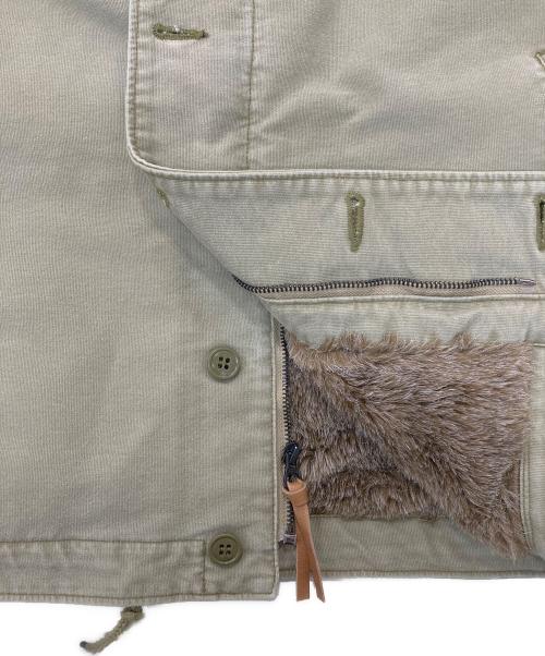 HOUSTON（ヒューストン）HOUSTON (ヒューストン) N-1デッキジャケット ベージュ サイズ:42の古着・服飾アイテム