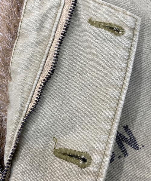 HOUSTON（ヒューストン）HOUSTON (ヒューストン) N-1デッキジャケット ベージュ サイズ:42の古着・服飾アイテム