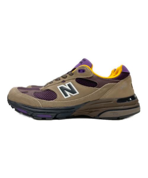 NEW BALANCE（ニューバランス）NEW BALANCE (ニューバランス) 993 スニーカー ブラウン×パープル サイズ:28の古着・服飾アイテム