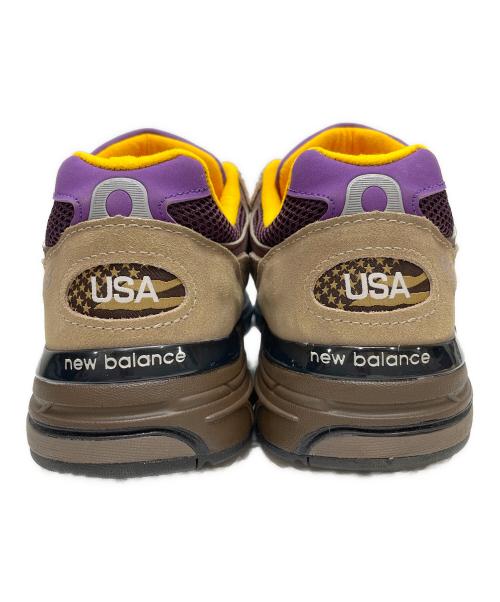 NEW BALANCE（ニューバランス）NEW BALANCE (ニューバランス) 993 スニーカー ブラウン×パープル サイズ:28の古着・服飾アイテム
