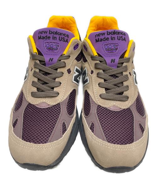 NEW BALANCE（ニューバランス）NEW BALANCE (ニューバランス) 993 スニーカー ブラウン×パープル サイズ:28の古着・服飾アイテム