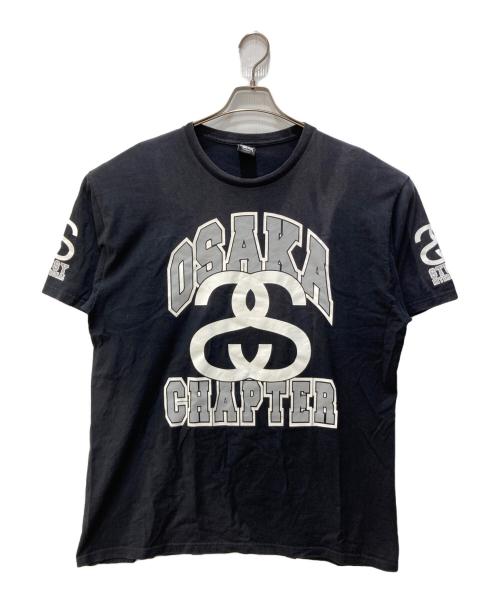 stussy（ステューシー）stussy (ステューシー) プリントTシャツ ブラック サイズ:XLの古着・服飾アイテム