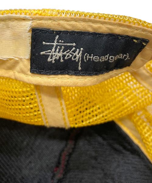 stussy（ステューシー）stussy (ステューシー) メッシュキャップ レッド×イエローの古着・服飾アイテム