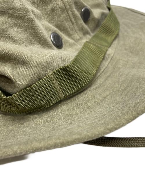 stussy（ステューシー）stussy (ステューシー) サファリハット オリーブの古着・服飾アイテム