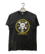 stussyステューシー）の古着「プリントTシャツ」｜ブラック