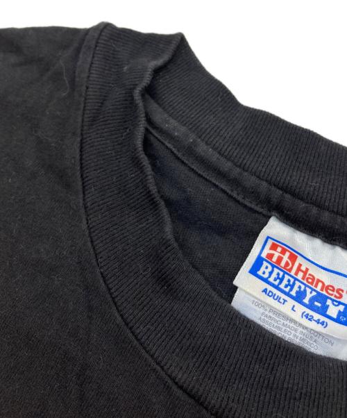 Hanes（ヘインズ）Hanes (ヘインズ) ヒトデプリントTシャツ ブラック サイズ:Lの古着・服飾アイテム