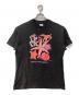 Hanes（ヘインズ）の古着「ヒトデプリントTシャツ」｜ブラック