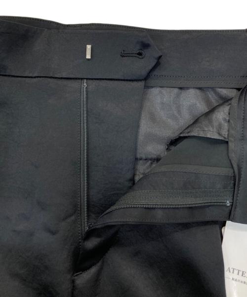 EVERYDAY I LIKE.（エヴリデイ アイ ライク）EVERYDAY I LIKE. (エヴリデイ アイ ライク) MINIMAL SATIN PANTS ブラック サイズ:38 未使用品の古着・服飾アイテム