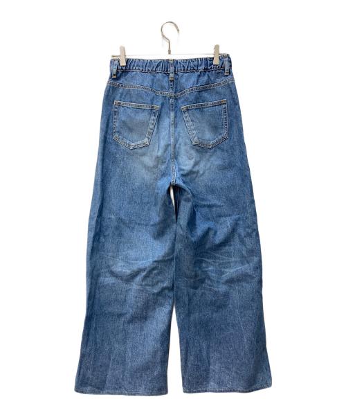 DRAWER（ドゥロワー）DRAWER (ドゥロワー) ブリーチデニム5Pドロストパンツ インディゴ サイズ:34の古着・服飾アイテム