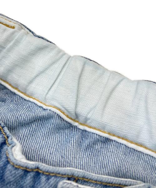 DRAWER（ドゥロワー）DRAWER (ドゥロワー) ブリーチデニム5Pドロストパンツ インディゴ サイズ:34の古着・服飾アイテム