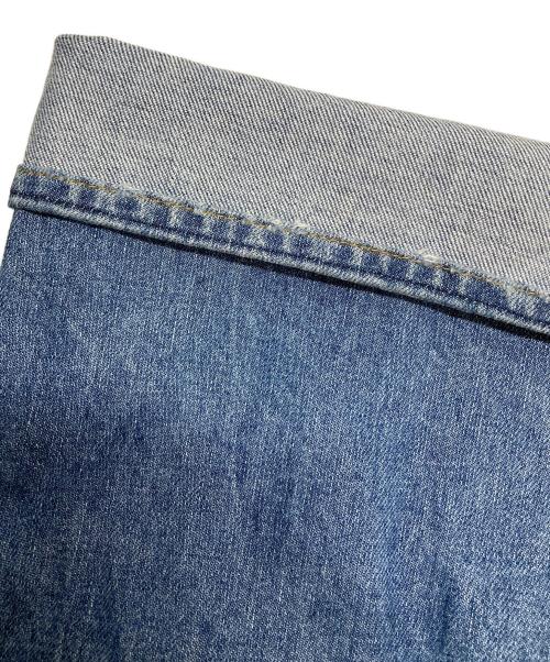 DRAWER（ドゥロワー）DRAWER (ドゥロワー) ブリーチデニム5Pドロストパンツ インディゴ サイズ:34の古着・服飾アイテム