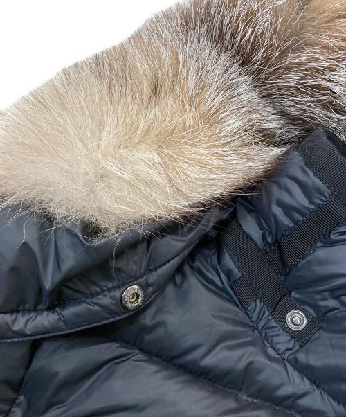 MONCLER（モンクレール）MONCLER (モンクレール) HERMIFUR/ダウンコート ブラック サイズ:2の古着・服飾アイテム