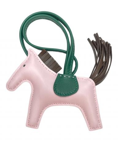【新品未使用】エルメス 激レア ロデオ ピンク Hermes 中古・古着通販】HERMES (エルメス) ロデオチャームPM ピンク×ブラウン