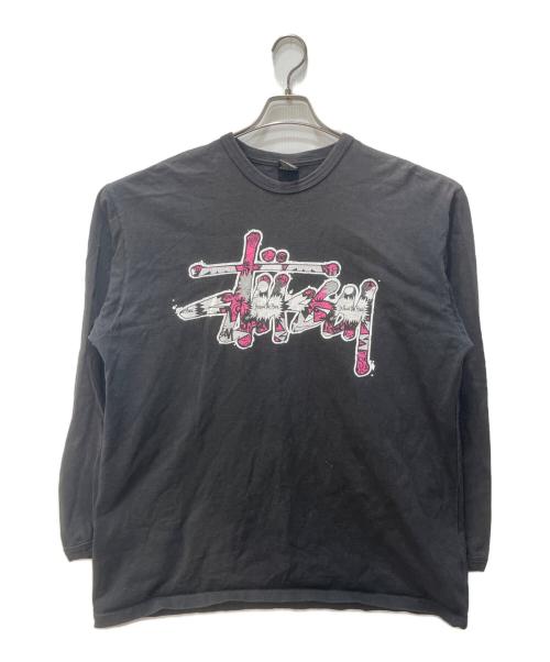 stussy（ステューシー）stussy (ステューシー) 長袖Tシャツ ブラック サイズ:XLの古着・服飾アイテム