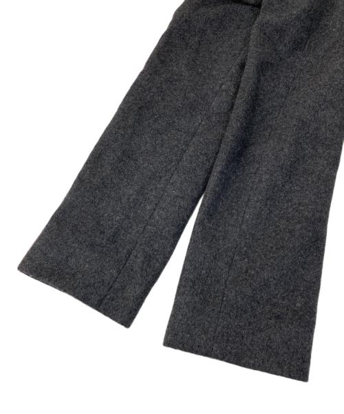 INED（イネド）INED (イネド) カシミヤ100％フーデッドコート グレー サイズ:7の古着・服飾アイテム