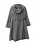 INED (イネド) カシミヤ100％フーデッドコート グレー サイズ:7：5000円